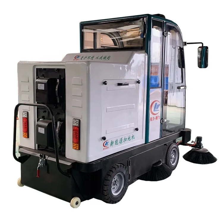 Indoor/Outdoor electric road sweeper machine