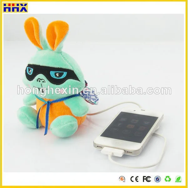 2014 горячей продавца коробка кролик банк мощности, милый кролик банк мощности для смартфона