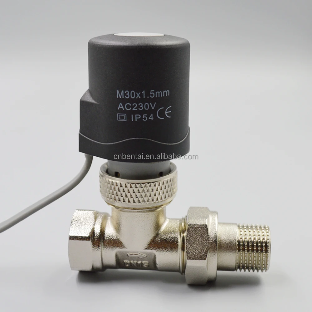 wholesale 12v 24v 230v 220v linear electric thermal wax actuator price for home heating system