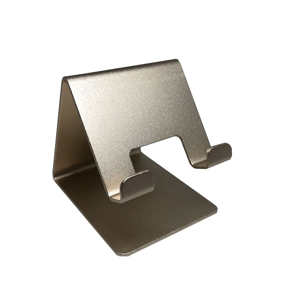 Desktop mobile phone stand watch TV on a portable flat screen aluminum alloy support