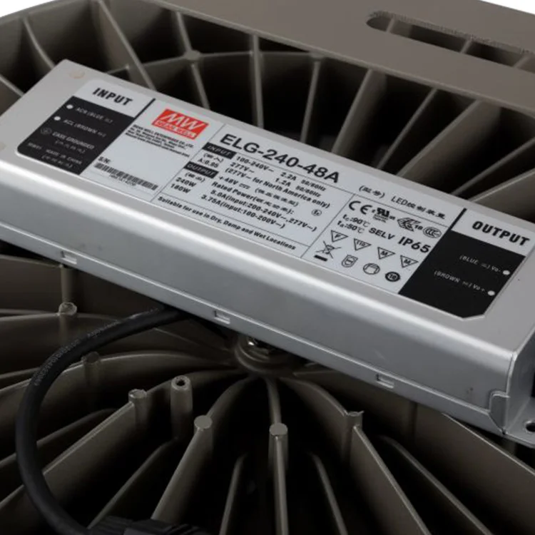 
Black / Gray 18000 Lumen UFO IP65 150 Watt LED SMD High Bay Light 