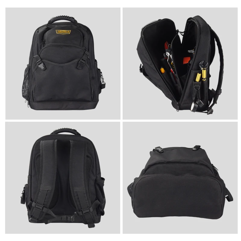 Customized Hot Sale Waterproof Set Tools Kit Storage Electrician Backpack Tool