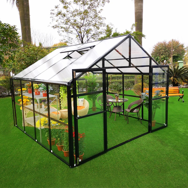 
Роскошная стеклянная теплица для хобби шириной 3 м/4 м 