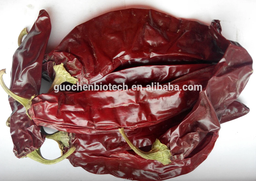 Guochen High Quality Best Price ASTA160-240 Hot Spicy Dry Red Chili Pepper Dry Sweet Red Pepper for barbeque