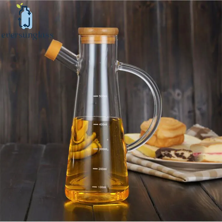 cooking oil storage bottle glass oil bottle vinegar bottle