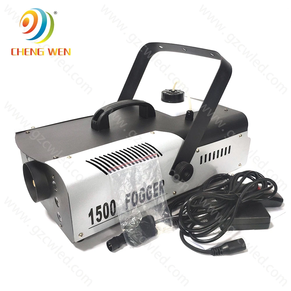Weeding Decoration 1500w Fogging Machine DMX512 LED Vertical Fog Machine for Party