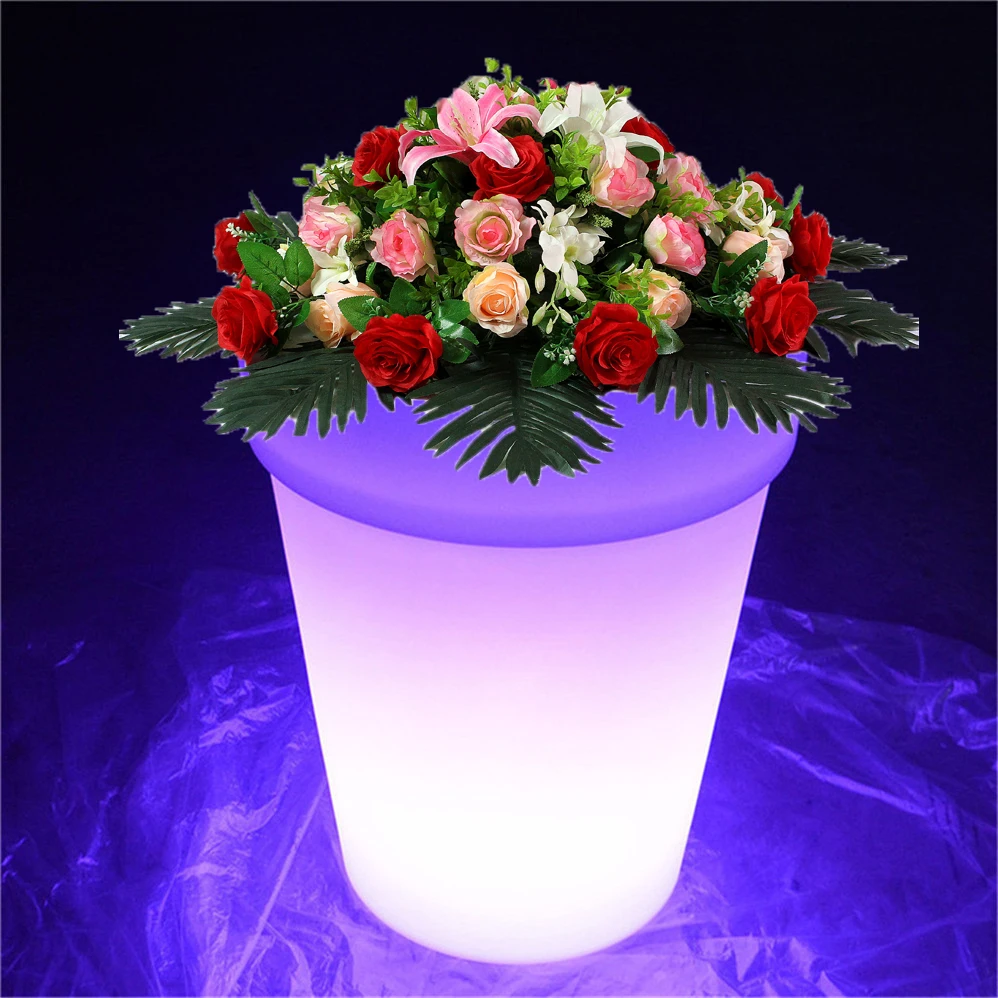 Large plastic Planters Tall pe Planters Outdoor Vertical Garden Pots