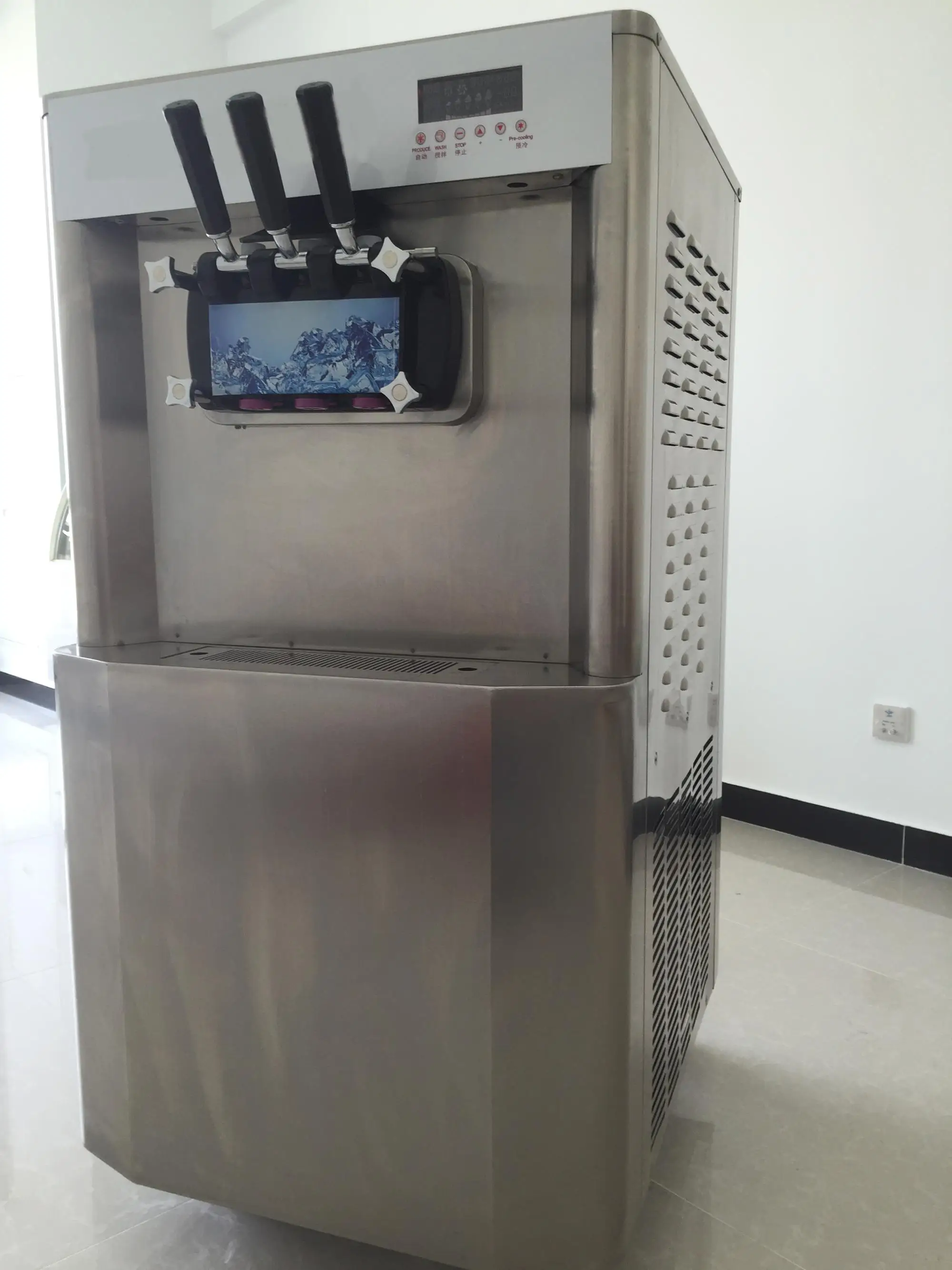 colorful carpigiani ice cream machine