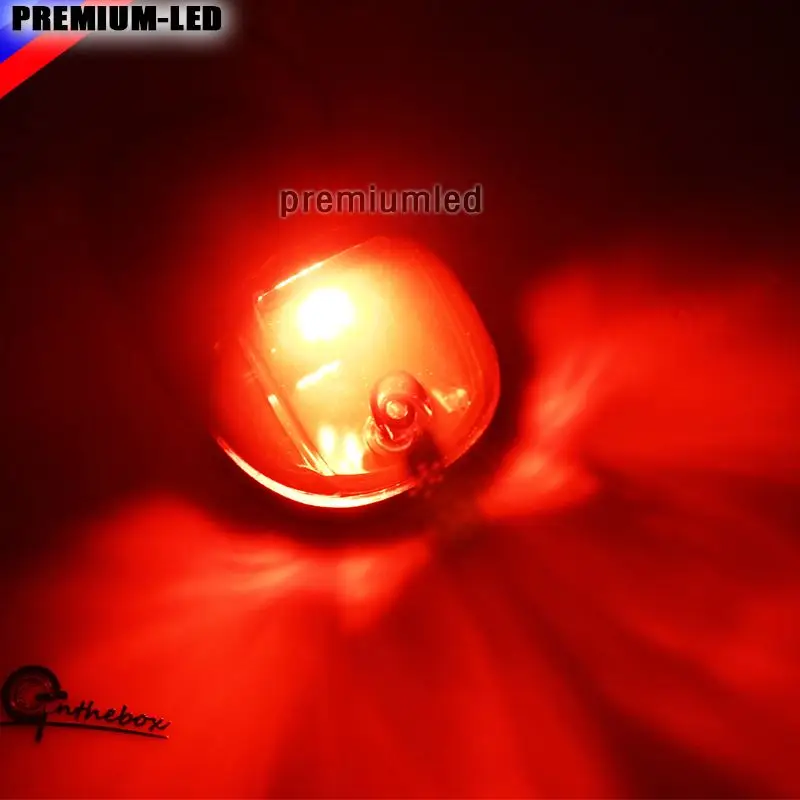 Smoked Lens red LED Cab Roof Top Marker Running Lights For Truck SUV 4x4 (For Chevy Ford Dodge GMC, etc)