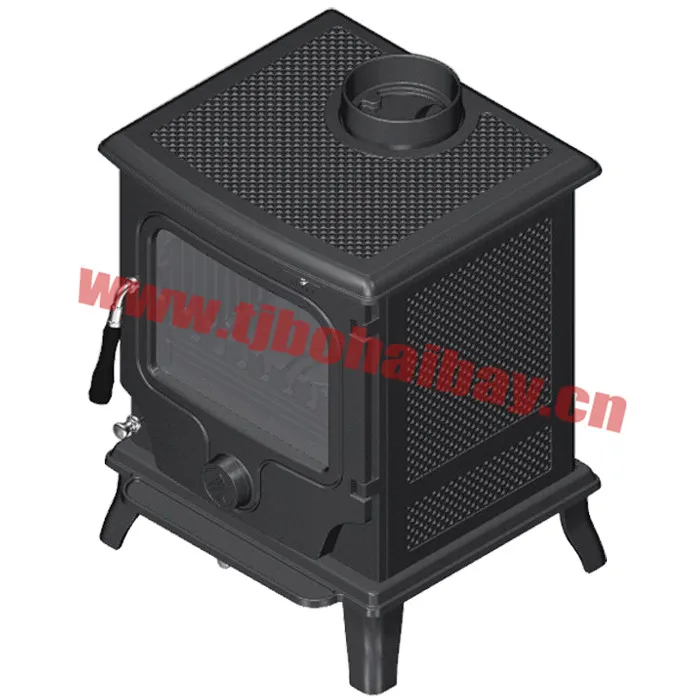 Secondary combustion cast iron material own factory freestanding stove