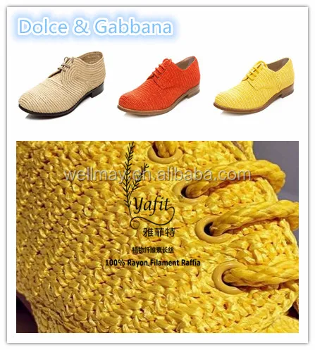 
Rayon raffia (YAFIT yarn) 4000D Dyed Hank factory supply 