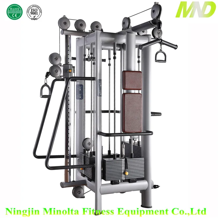 Weights Indoor Sport MND AN60 8 Multi-stations Strength Training Equipment for Jungle Gyms & Multi Gyms Gym Club