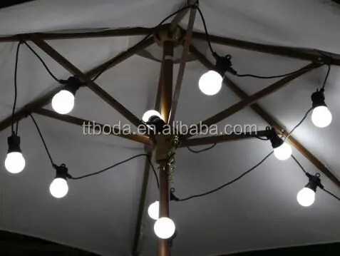 20 LED big ball milky cover festoon lights