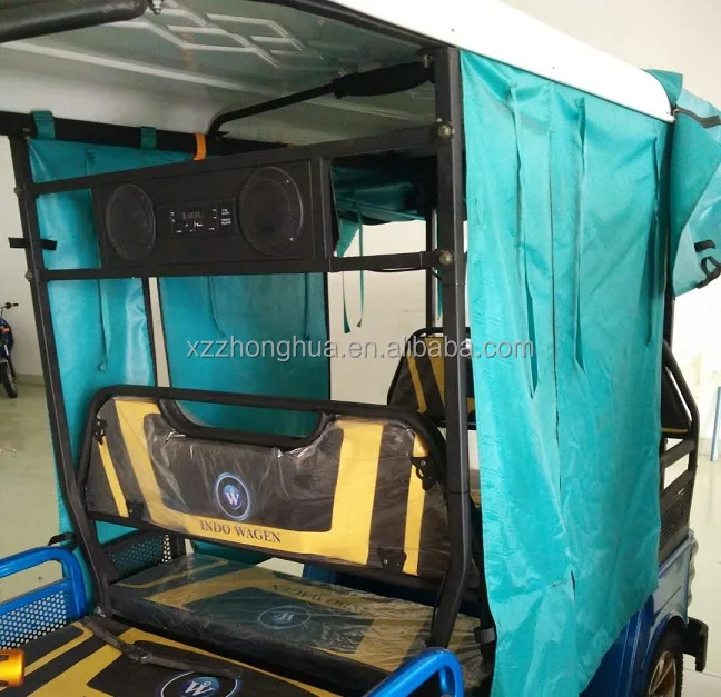 48V 800W S-014 Electric Passenger Rickshaw for indian market passenger tricycle