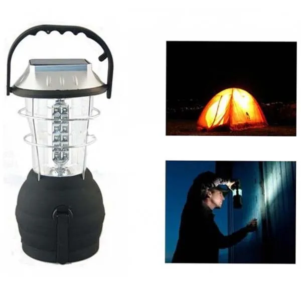 36 Led Outdoor Camping Lamp Hand Crank Dynamo Daintily Usb Rechargeable Solar Camping Lantern