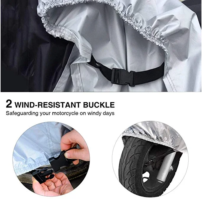 600D Polyester Motorcycle Cover Indoor And Outdoor Waterproof Sun Protection Motorcycle Cover