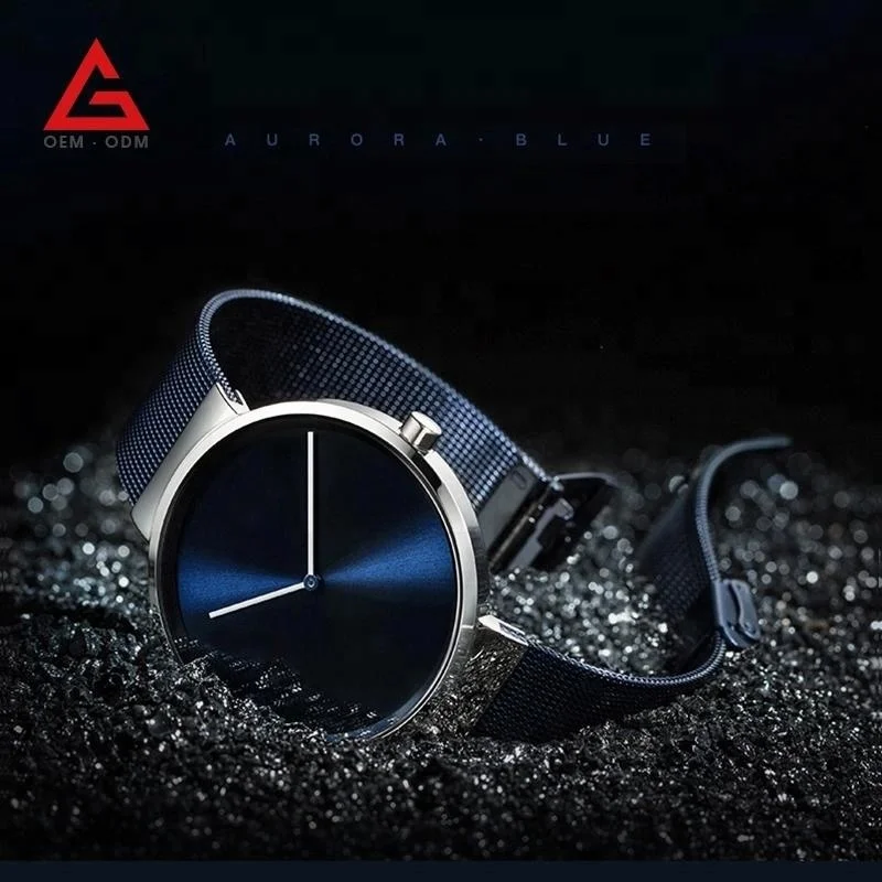 Singapore movement quartz brand watches sunshine wrist watch buzzer in Shenzhen factory