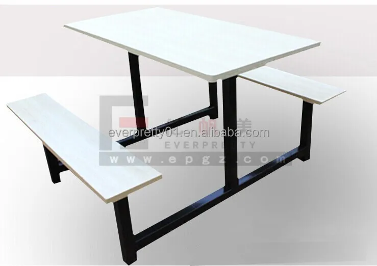 Simple Long Dining Desk For Public School Canteen Table