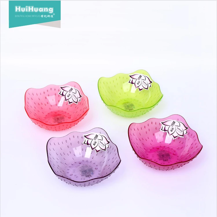 
Made in China cheap price free sample plastic AS crystal fruit plate fruit bowl salad fruit bowl for wedding home decoration 