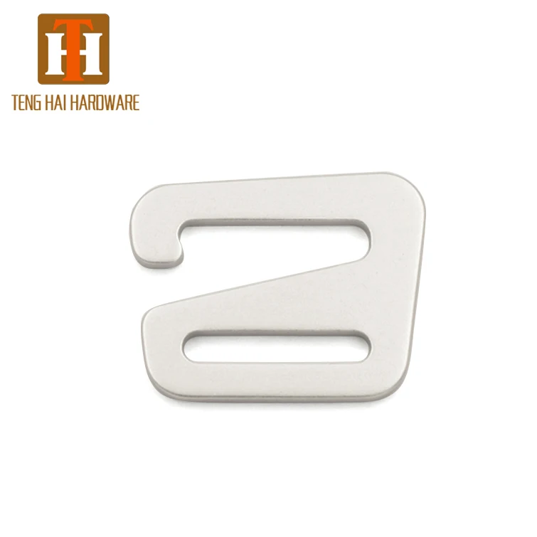 25 mm anodic aluminium G hook adjustable buckles for webbing