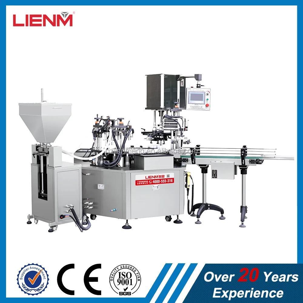 50ml Filling Machine Dead Sea Mud Mask Filling and Capping and Labeling Machine
