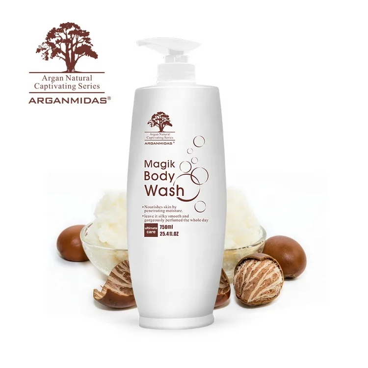 Organic Oil Free Body Wash Gentle Whitening Shower Gel For Sensitive Skin