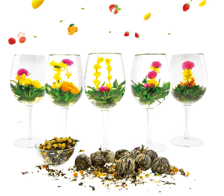 Китайский дешевый мини-Лилия Фея Primula клубника персик жасмин цветущий чай