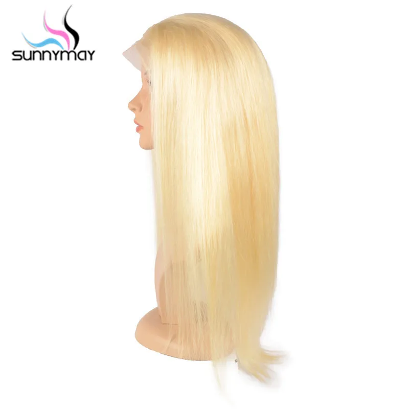 
Sunnymay #613 Full Lace Wig With Baby Hair Pre Plucked Blonde Wig 130% Density Glueless Full Lace Human Hair Wigs Bleached Knots 