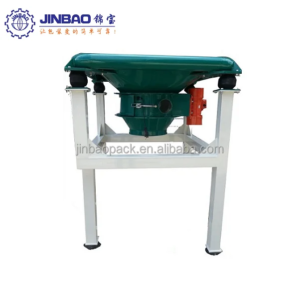 Bulk bag unloading machine/discharger with electric hoist
