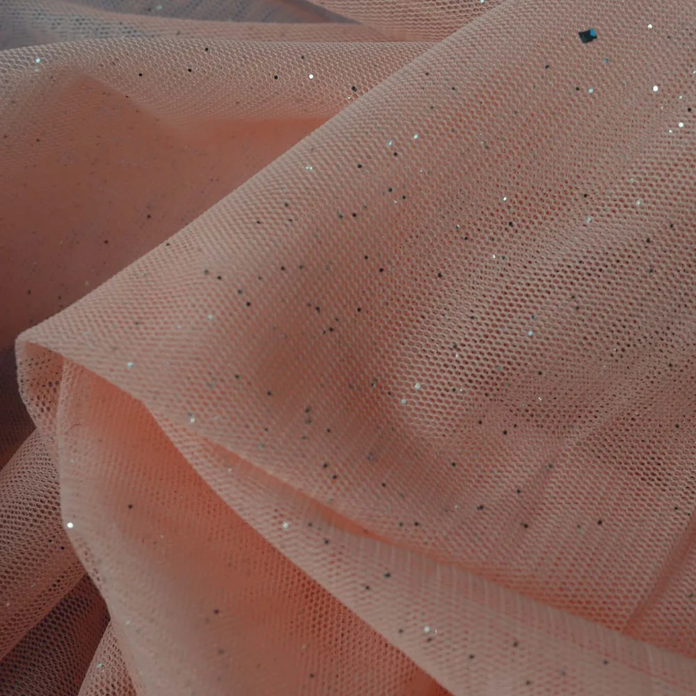 Tutu Dress Fabric Glitter Tulle Mesh