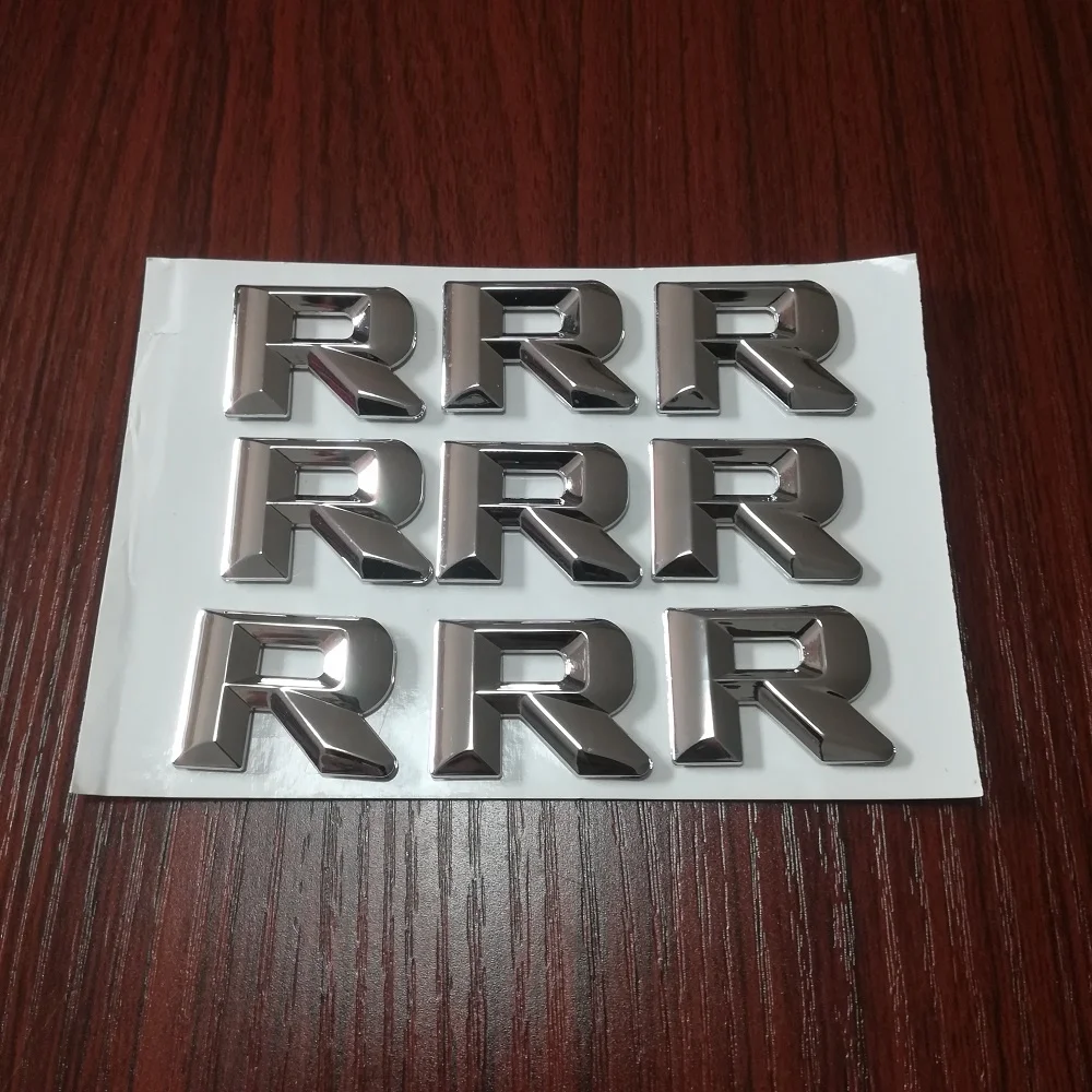 Old style letters car stickers and letter car badges and letter car emblem