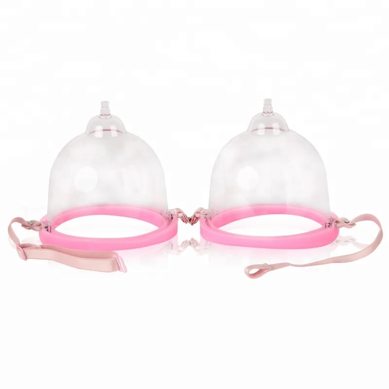 Modern Breast Massager Dual Vacuum Suction Cup Breast Enlargement Pump Set