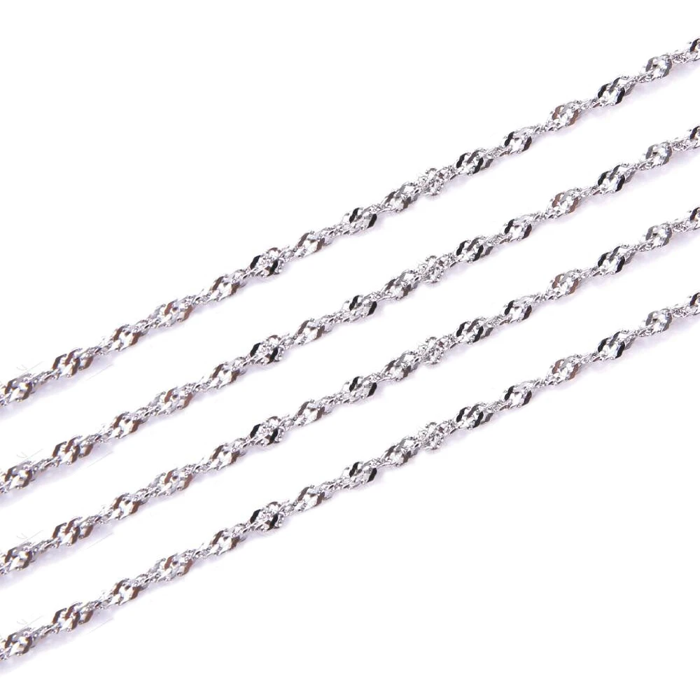 wholesale jewelry stainless steel singapore chain necklace for jewelry making