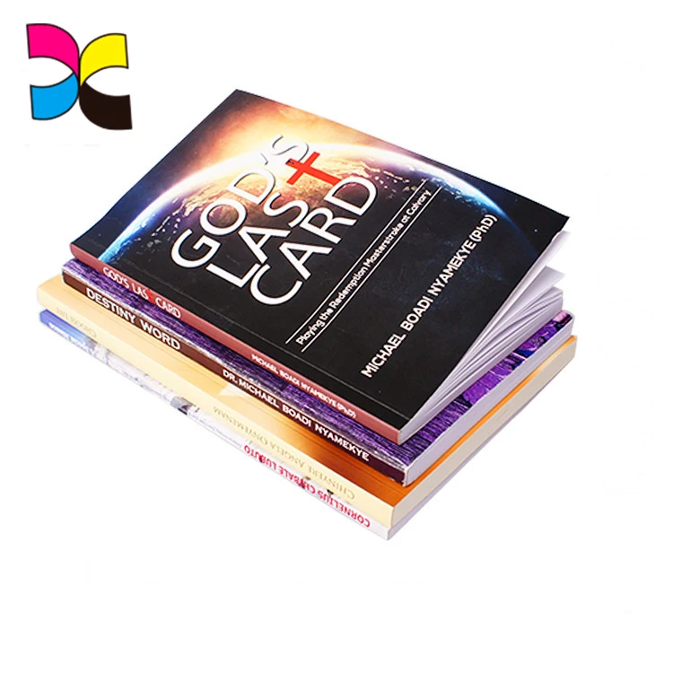 Perfect binding softcover book full color own story printing customized novel A5 size paperback