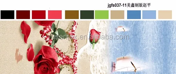 
Bed sheet fabric disperse printed fabric popular flower design bed making african cloth material printed fabric for bedsheets 