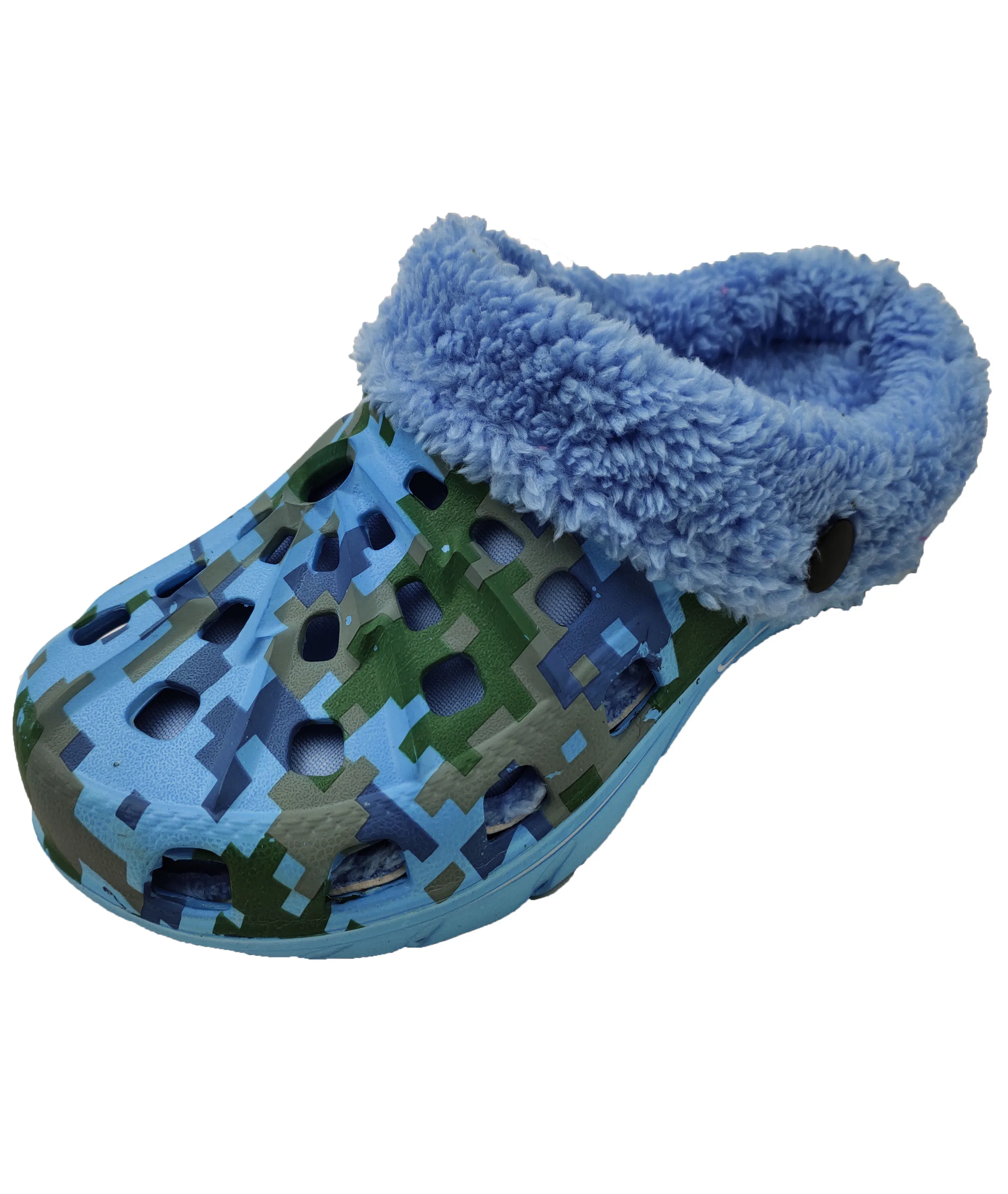 ladies eva garden clogs with fur in winter