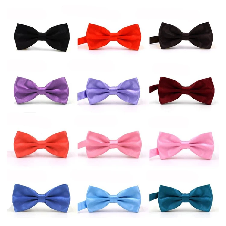 Casual Cheap Custom Printed wholesale Silk Bow Ties Men