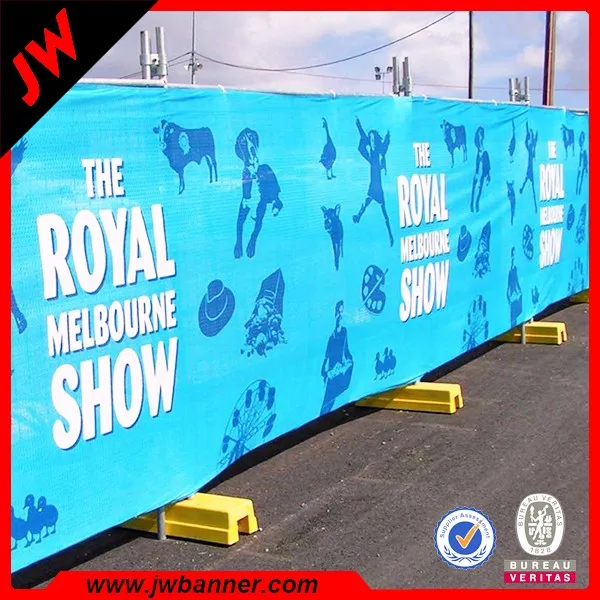 Лучшие продажи печати-забор из сетки баннеры рекламы барьер JW1508