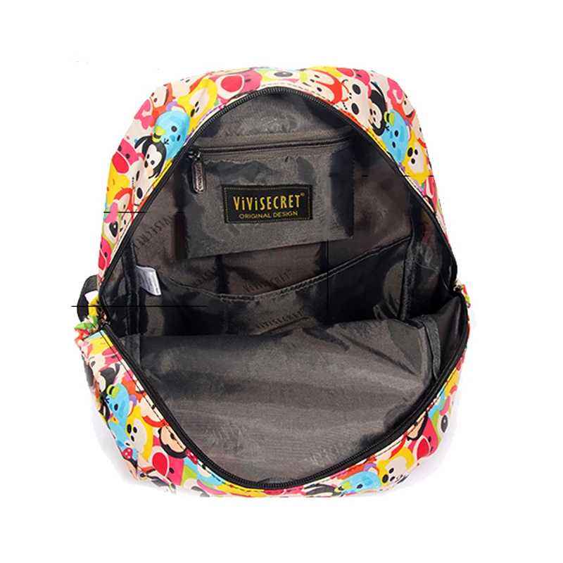 Eco friendly cheap schoolbag unique bookbag polyester beautiful print 8 years child school bag