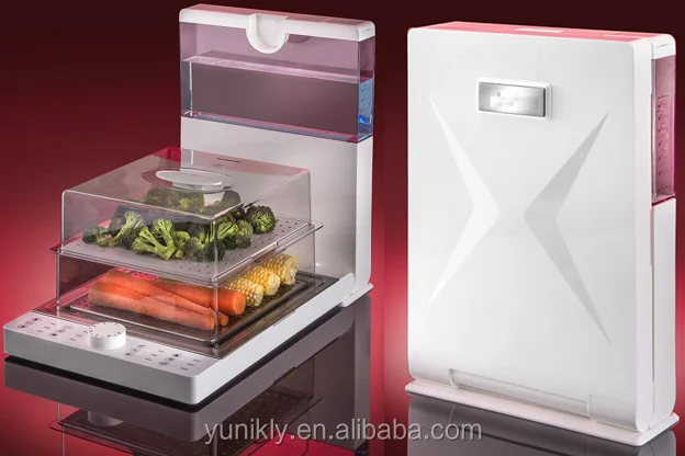 Foldable Stainless Steel Food Steamer With Two Layers