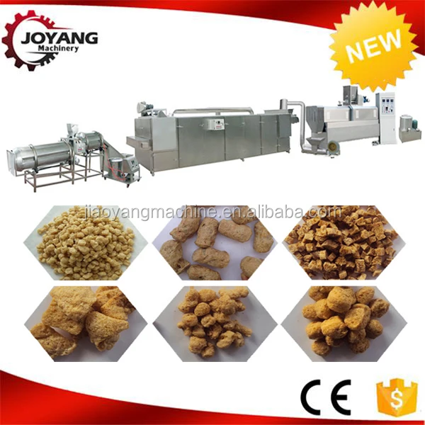 Новое условие один винт соевое мясо машина