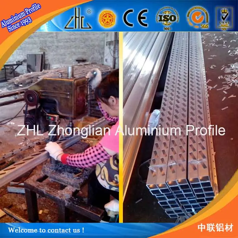 aluminum profile drilling-milling-turning cutting welding bending LCD industrial from extruded aluminum profiles