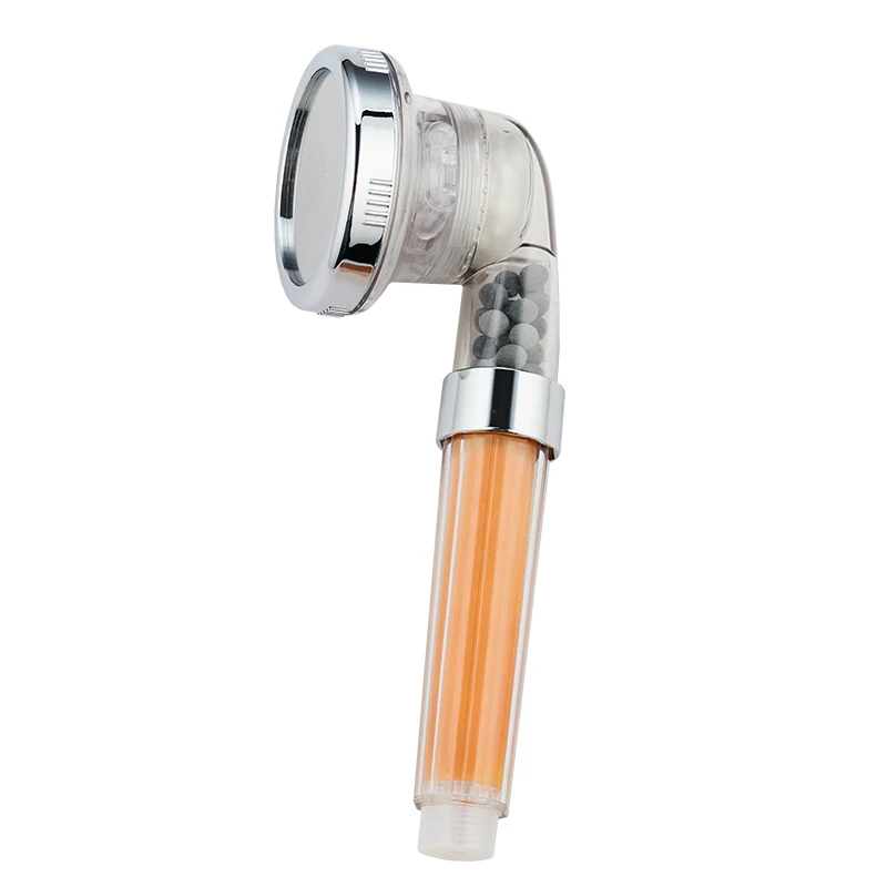 Modern Three Modes Jetting Hand Shower Head Mineral Stone Filter for Aroma Therapy Vitamin C Bathroom Use Massage Function