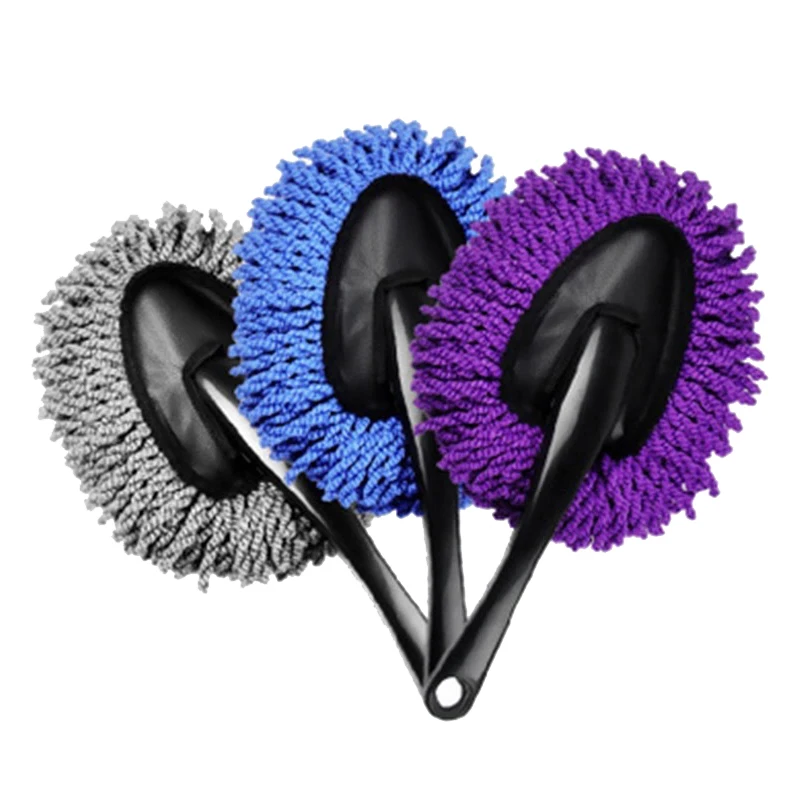 QJ-G-S-028 High quality car air conditioner vent cleaning small wax brush car cleaner brush