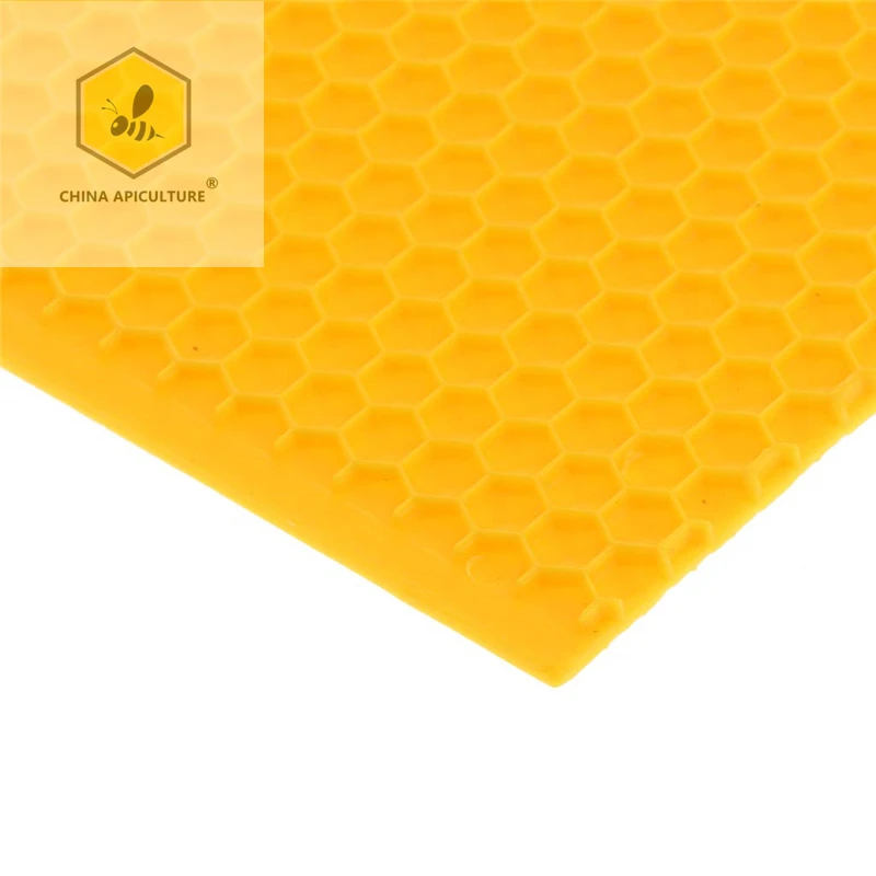 Beekeeping Tools Apiary Beekeeping Foundation Black Yellow Plastic Sheets Wax Coated