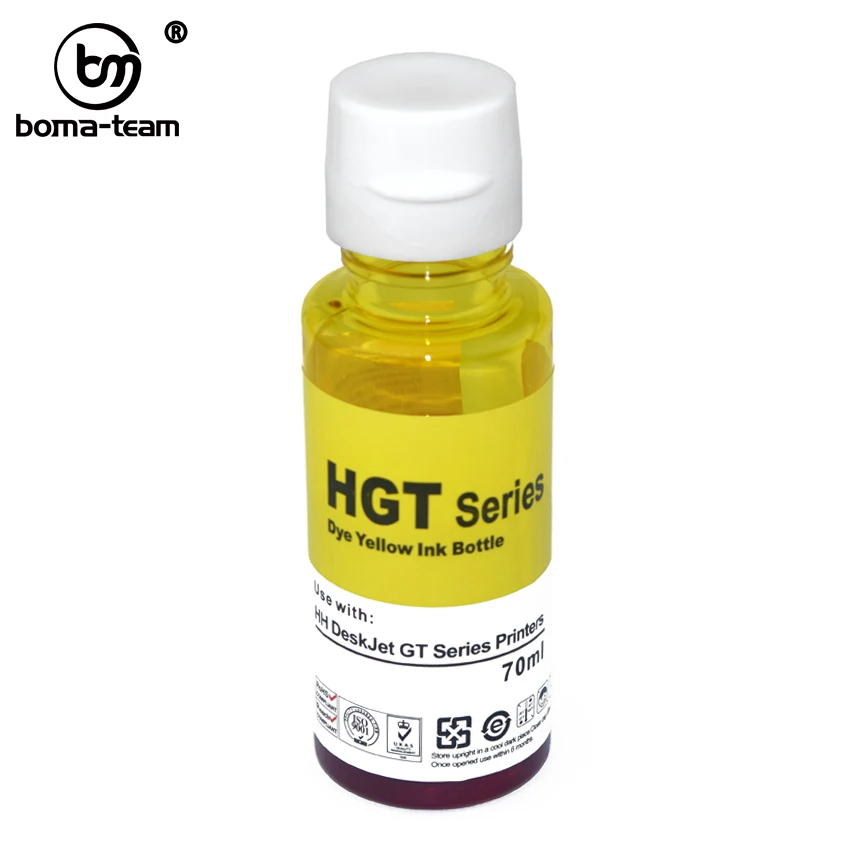 Replacement Refillable Dye Ink Kit For HP GT51 GT52 GT5810 GT5820 5810 5820 Deskjet Printer Ink