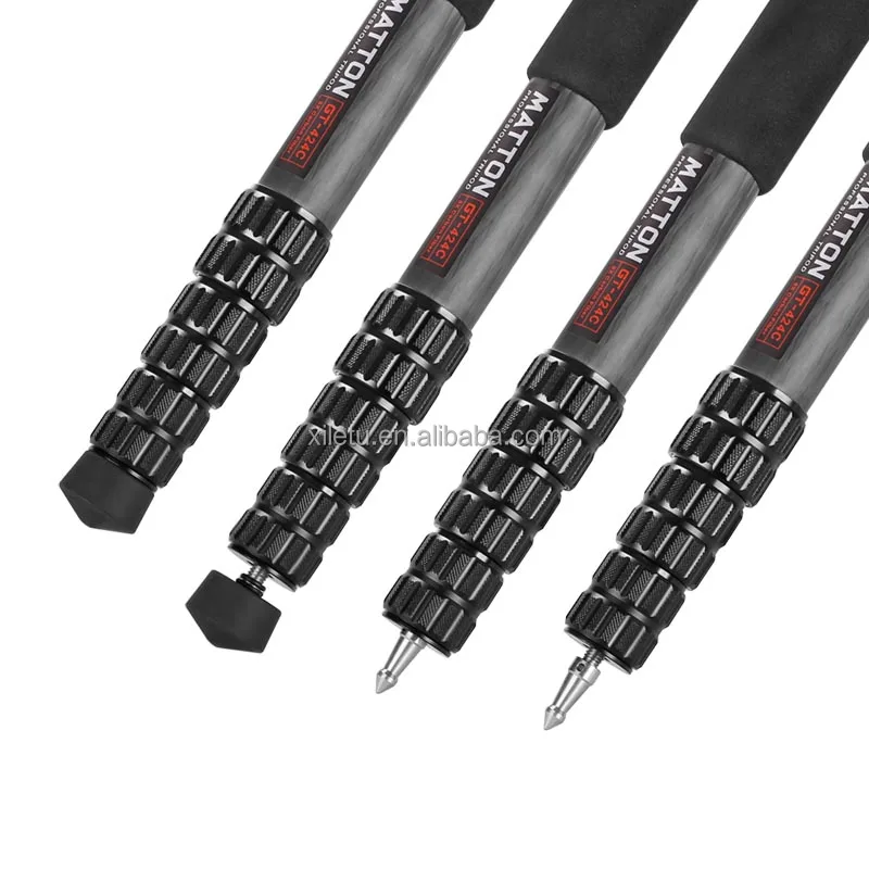 
2019 New GT-424C Bird Watching Professional Stable Panoramic Carbon Fiber Tripod For dslr Digital Video Camera 