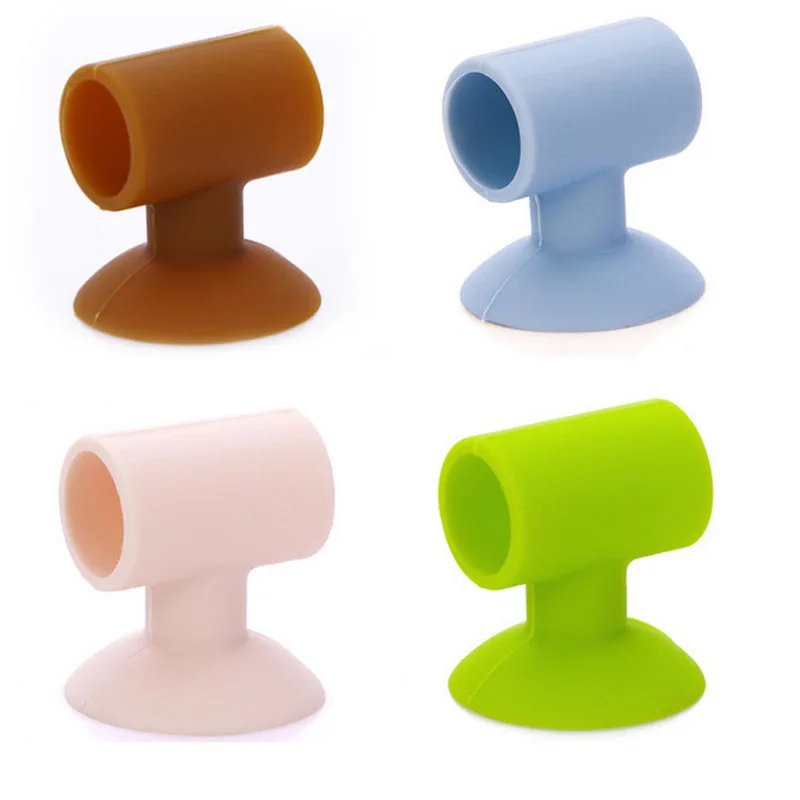 Multi-Functional Colorful Silicone Door Handle Stopper Durable Door Stopper Wall Protector