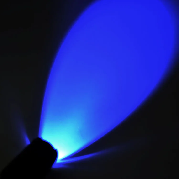 Jialitte F073 3W mini Black Light Torch 3 mode 365nm Zoomable UV LED flashlight for forged inspection file verification
