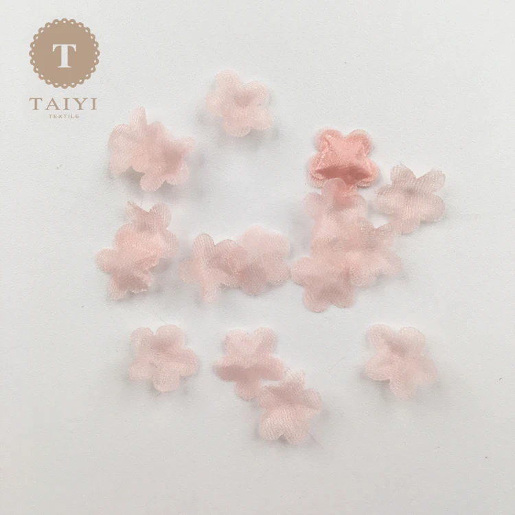 Wholesale Factory Cheap Organza Decorative Handmade Flower